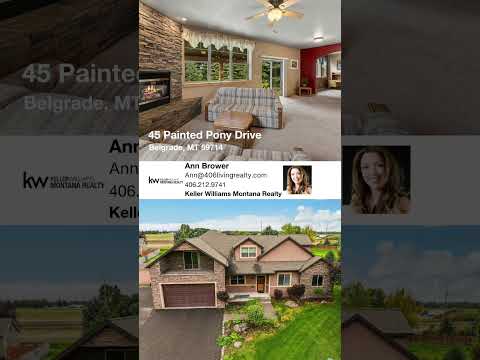 45 Painted Pony Drive, Belgrade, MT home video tour