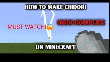 Minecraft - How to make a CHIDORI | Godi Complex