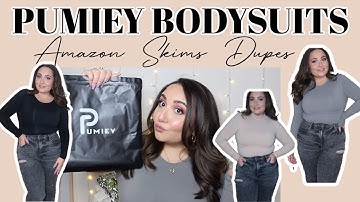 BEST SKIMS DUPES FROM AMAZON?!! PUMIEY TRY ON HAUL!