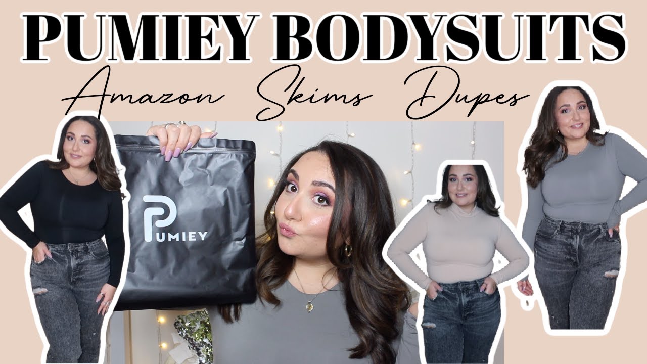 BEST SKIMS DUPES FROM AMAZON?!! PUMIEY TRY ON HAUL!