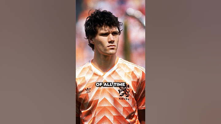 Waarom Marco van Basten de beste voetballer ooit had kunnen zijn