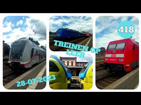 Treinen op station Leer (Ostfriesl) 28-07-2023 | Treinen #418