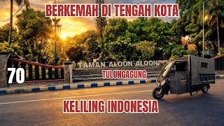 Tanpa Rencana! Alun-Alun Tulungagung Jadi Tempat Istirahat Kami