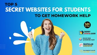 Top 5 secret websites for students to get homework help | #top5websites #usa #onlineclasses