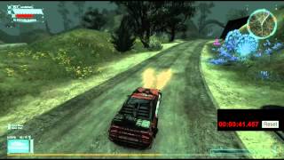 Driving across the map in Defiance using the Challenger and boost. How long does it take?
