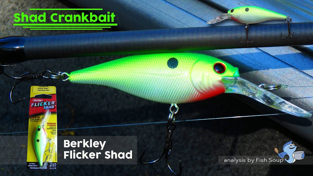 Berkley Flicker Shad - Crankbait Shad - Unbiased Bait Review by Fish Soup 