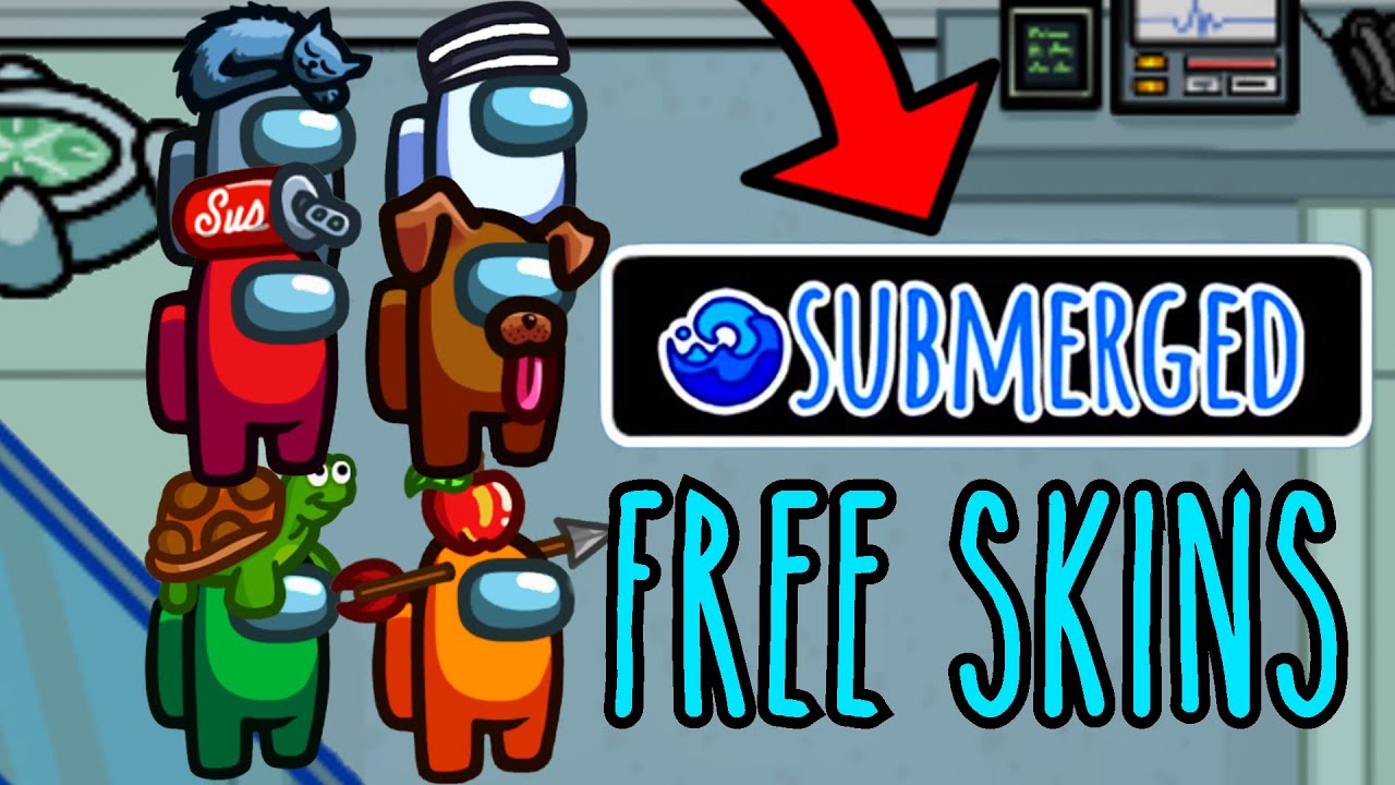 How To Get FREE SUBMERGED SKINS In Among Us! YouTube