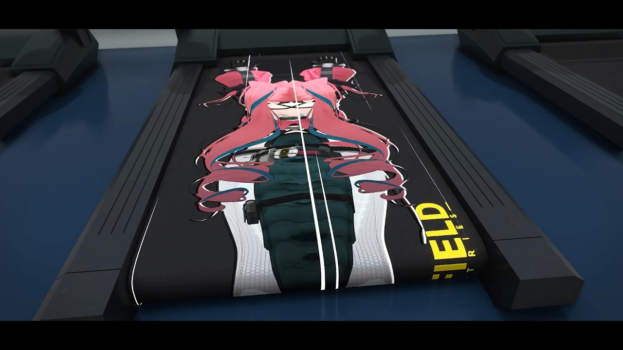 イヴォンヌ！筋トレしよう！（平面化）