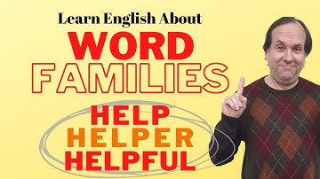 Word Families Episode 1 - Learn ENGLISH about Word Families Episode 1.