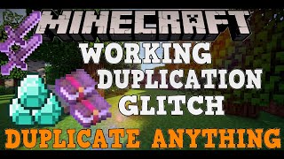 Minecraft Working Duplication Glitch (Bedrock) (Duplicate anything)