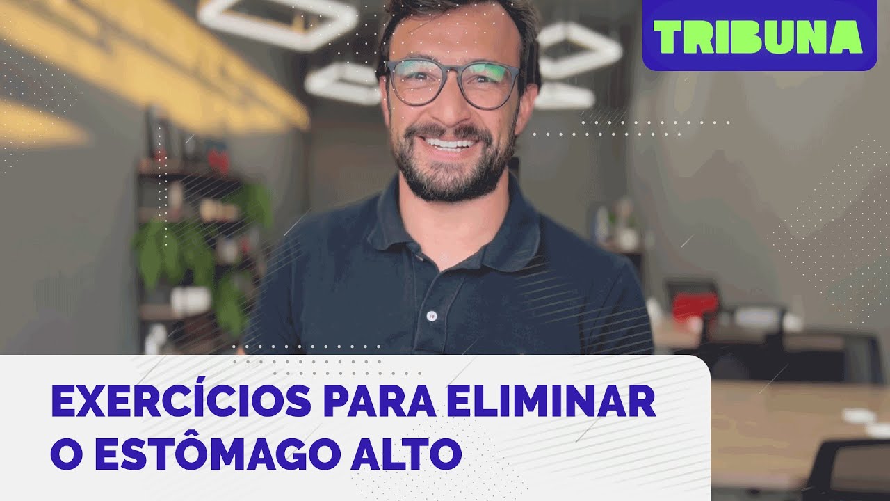 Exercícios para eliminar o estômago alto YouTube