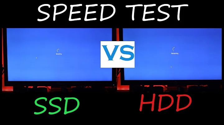 SSD VS HDD speed test 2020