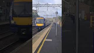 A Scotrail Class 170 passes through Lenzie at speed #railway #britishrailways #train #britishrail A Scotrail Class 170 passes through Lenzie at speed #railway #britishrailways #train #britishrail