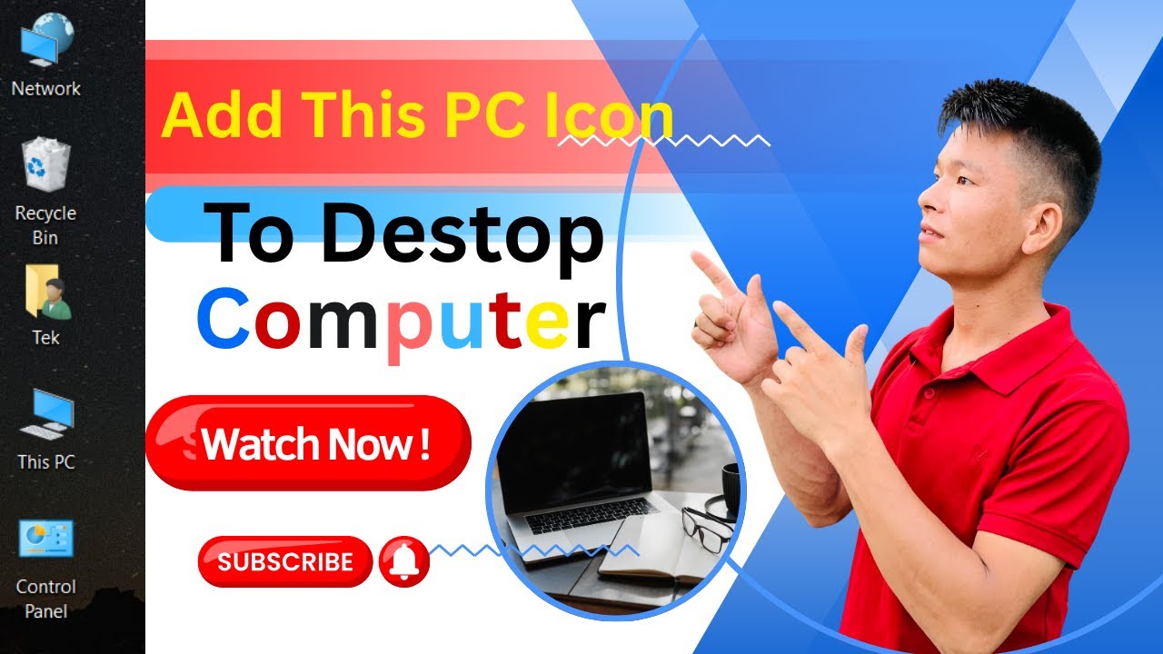 This Pc/My computer Desktop Icons missing? Add windows 10 desktop icon shortcuts 2025 ।