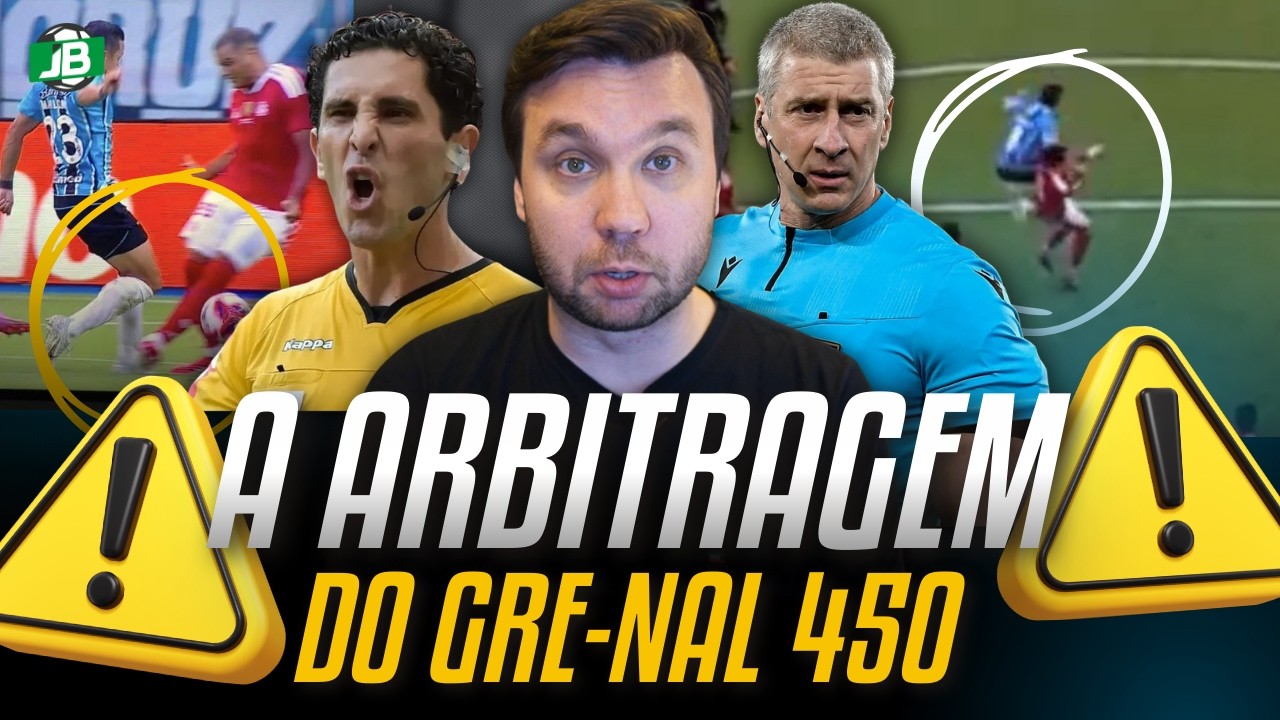 🟥🟦 A MINHA OPINIÃO SOBRE A ARBITRAGEM DO GRE-NAL