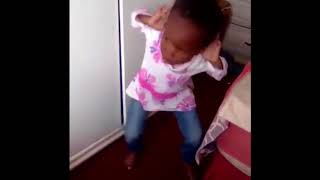 Cute Little Girl Dancing To African Music