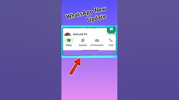 WhatsApp New Update WhatsApp Botton Navigation Bar | #shorts #vrile