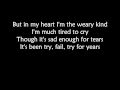 The Gaslight Anthem - Drive (with lyrics)