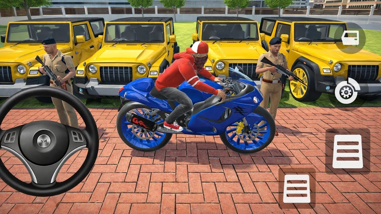 Modified Police Car 🚨 Gangster Life in Indian Streets | Open World Game 🔥