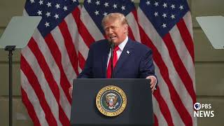WATCH: Trump's full remarks for 25th anniversary remembrance of 9/11 attack on the Pentagon