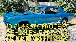 FIX-EM-UP FRIDAY! 10 Classic Project Cars for Sale Across North America - Links to Listings Below by MG Guy Vintage Vehicles 5,944 views 1 month ago 11 minutes, 21 seconds