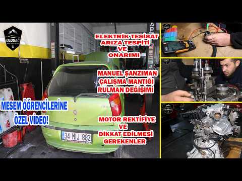 MOTOR REKTİFİYE-MANUEL ŞANZIMAN TAMİRİ-ELEKTRİK TESİSAT ONARIMI (Fiat Palio 1.6 16V Conta Yakmış!)