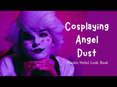 Angeldust Makeup and Cosplay tutorial - Hazbin Hotel Look Book #3