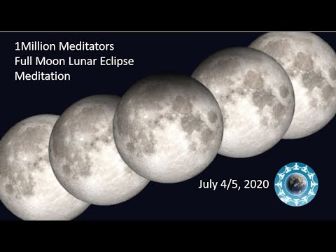 July Full Moon Lunar Eclipse Meditation - YouTube