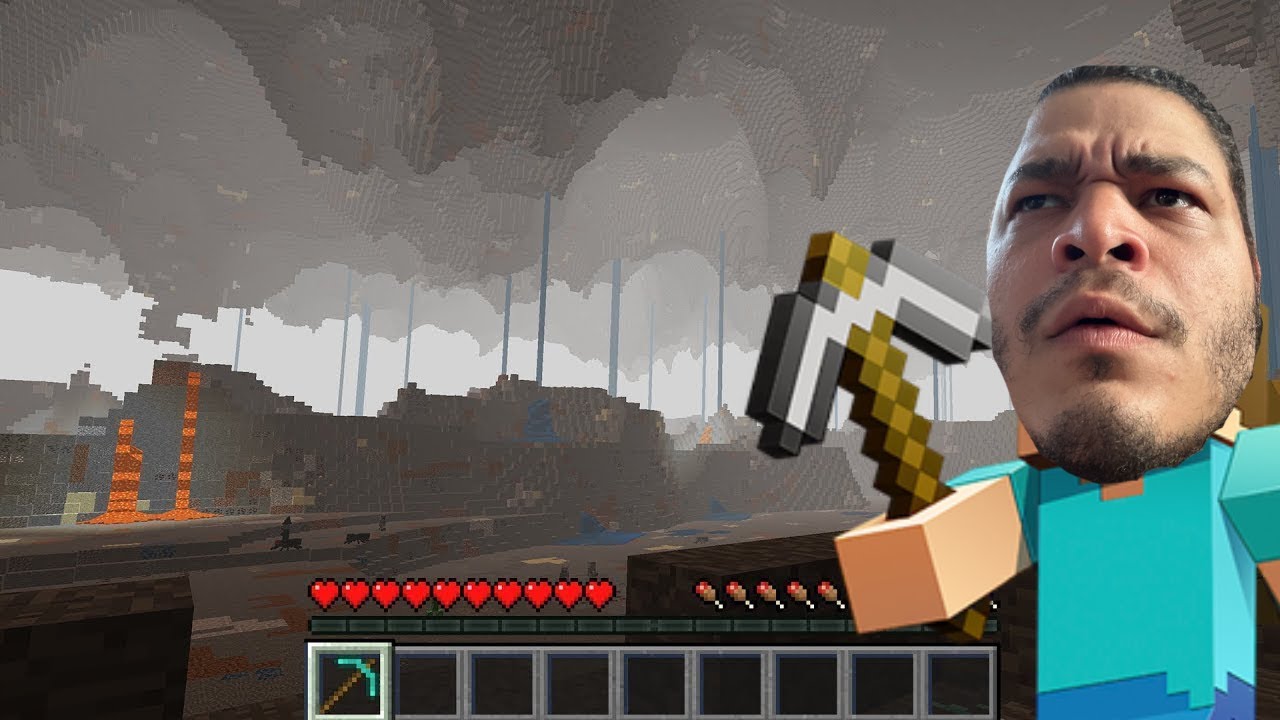 I found the biggest cave in Minecraft #minecraft - YouTube
