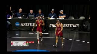 165lbs David Carr (Iowa State) vs Josh Kim (Harvard)