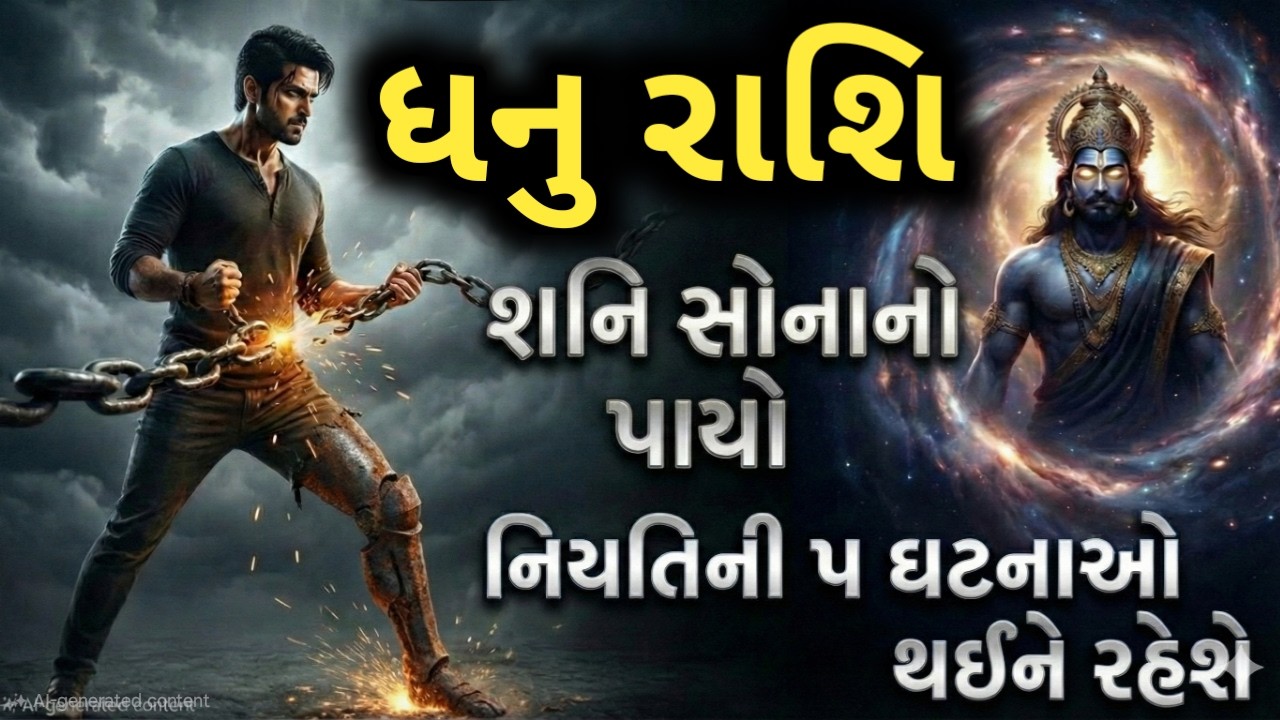 Dhanu Rashi - શનિ નો લોખંડ નો પાયો આ ૫ ઘટનાઓ થઇ ને રહેશે  | Sagittarius 2026 Shani Panoti
