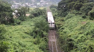 特急【ふたつ星4047】大村線 鈴田トンネルを突入　