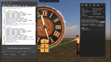 Build  an ANADIGI CLOCK for OPENSIM AND SECONDLIFE- Get the free Script