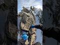 Paul Davis skiing on Monday