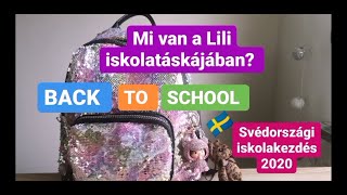 BACK TO SCHOOL! -SVÉDORSZÁGI ISKOLAKEZDÉS!