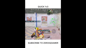 QUICK 1v3 @zeroiqgamer8061 #shorts #trending #youtubeshorts #bgmi #pubgmobile #1v3