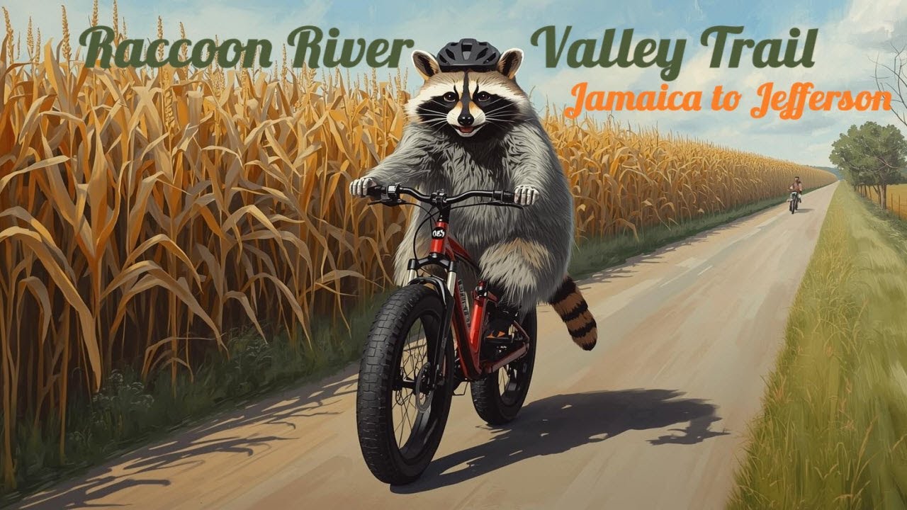 Raccoon River Valey Trail - Jamaica to Jefferson - YouTube