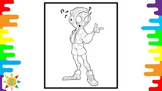 Miles Morales in Headphones Coloring | SPIDERMAN Coloring |  Unknown Brain - Why Do I?