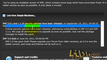 Updating SMF from 2.0 to 2.0.1 (Security update).mp4