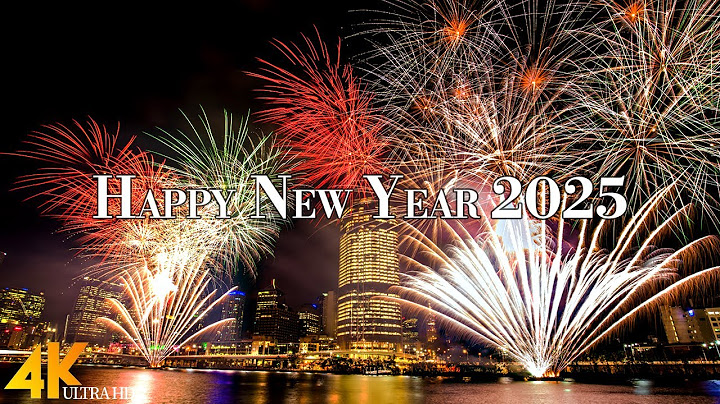 Happy New Year 2025 4K - Colorful Firework Display Around the World | Firework Sound🎇Countdown 2025.