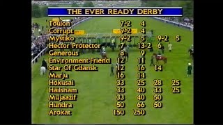 The 1991 Epsom Derby (Generous )CH4 HQ Extended Coverage.Racing Legends.