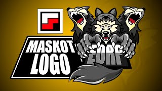 Maskot Logo en Illustrator