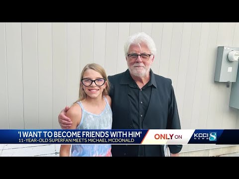 11-year-old superfan from Des Moines meets singer Michael McDonald