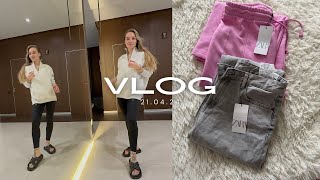 Домашняя Хроника / Взгляд изнутри : VLOG о ШОПИНГЕ , ПОКУПКИ из ZARA 🛍️и УЮТЕ  на диване🛋️