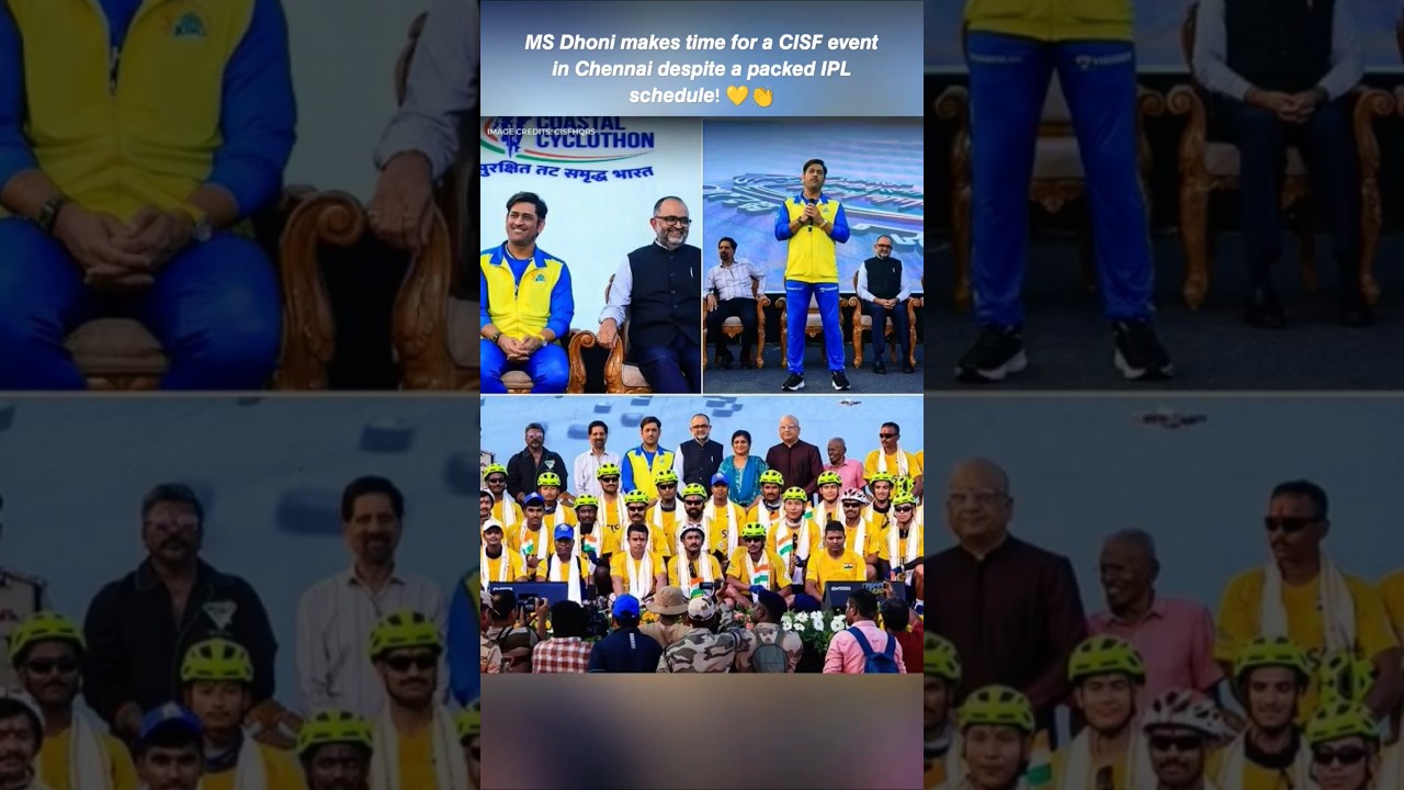 𝙈𝙎 𝘿𝙝𝙤𝙣𝙞 𝙢𝙖𝙠𝙚𝙨 𝙩𝙞𝙢𝙚 𝙛𝙤𝙧 𝙖 𝘾𝙄𝙎𝙁 𝙚𝙫𝙚𝙣𝙩 𝙞𝙣 𝘾𝙝𝙚𝙣𝙣𝙖𝙞 𝙙𝙚𝙨𝙥𝙞𝙩𝙚 𝙖 𝙥𝙖𝙘𝙠𝙚𝙙 𝙄𝙋𝙇 𝙨𝙘𝙝𝙚𝙙𝙪𝙡𝙚💛👏𝘾𝙖𝙥𝙩𝙖𝙞𝙣 𝙇𝙚𝙖𝙙𝙚𝙧 𝙇𝙚𝙜𝙚𝙣𝙙