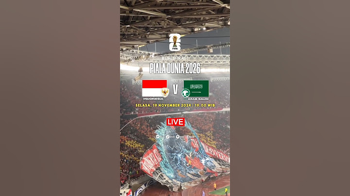 INDONESIA VS ARAB SAUDI | WORLD CUP QUALIFIER 2026
