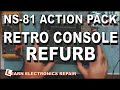 NS-81 Action Pack - 190 in One Retro Gaming Console Refurbish NES Famicom Refurb. LER #107