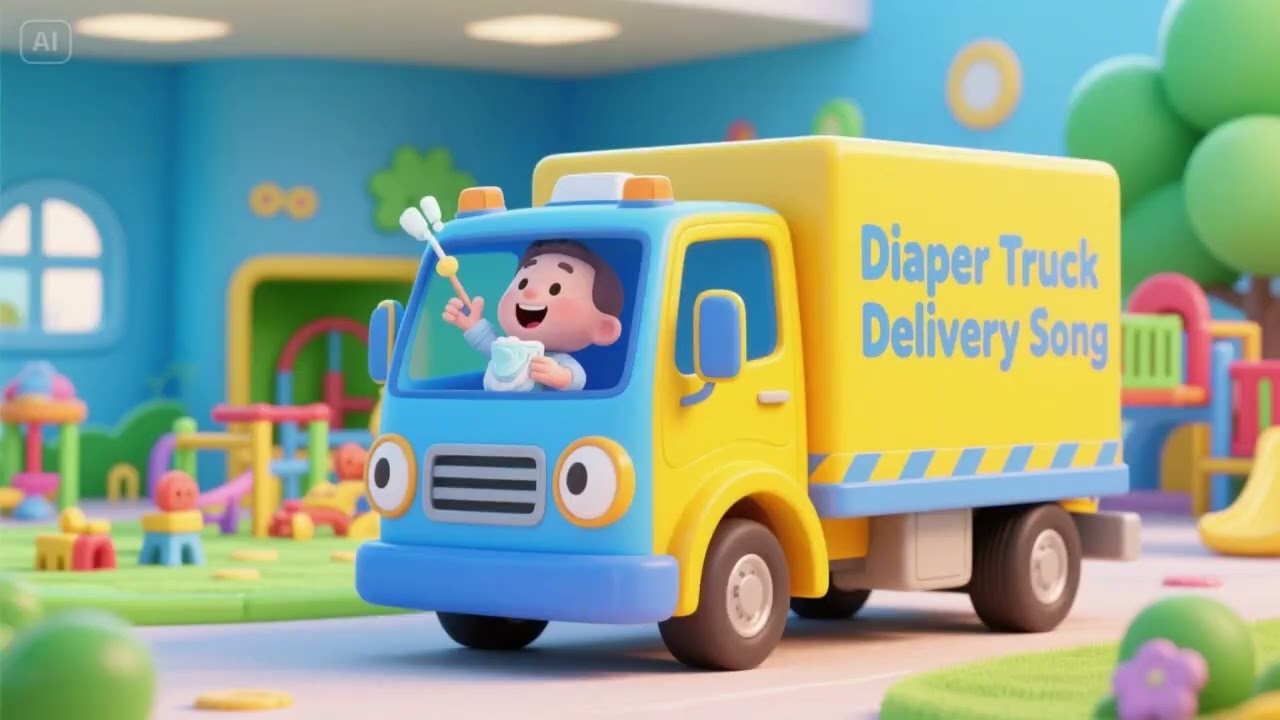 Diaper Truck Delivery Song | Nursery Rhymes & Kids Songs