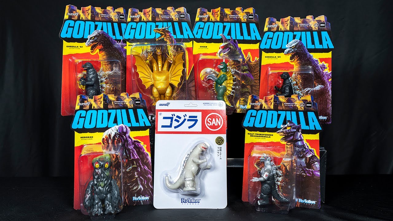 Godzilla ReAction Toys Wave 2 Review (Super7) - YouTube