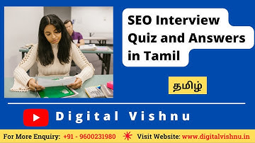 SEO Interview Quiz and Answers in Tamil | Search Engine Optimization Interview Quiz in Tamil
